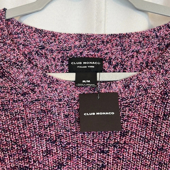 NWT Club Monaco Long Sleeve Feel Good Crew Chandails Sweater Size M - Picture 3 of 7